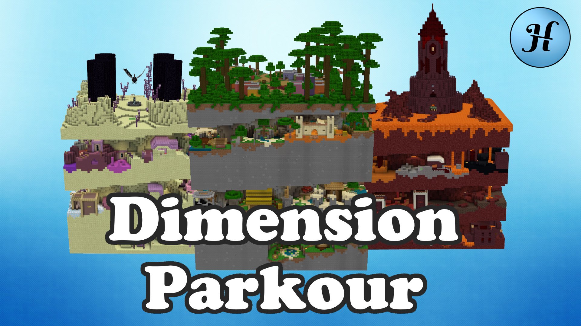 İndir Dimension Parkour için Minecraft 1.15.2